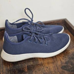 Allbirds Tree Runner Eco-Friendly Sneaker in Navy Womens 10